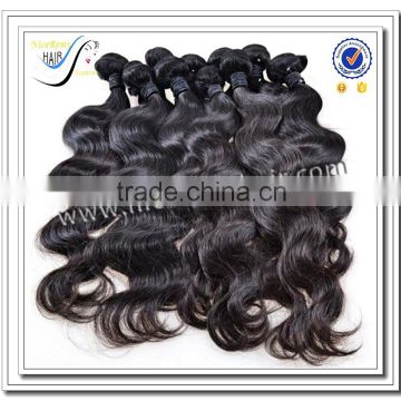 Wholesale top quality 100% human virgin brazilian hair body wave hair weave