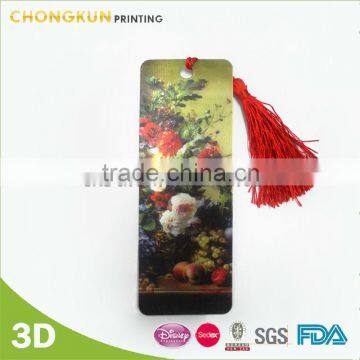 Customized Fancy 3d Bookmark for Gift and Promotion