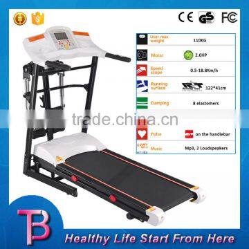 Cheap price body building 2.0HP easy up gym fitness running machine