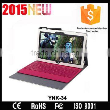 Ultra-thin leather bluetooth keyboard cover for ipad 2/3/4