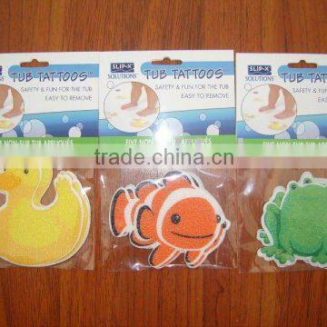 Clear Bath Anti-slip Cartoon Stickers for feet tread