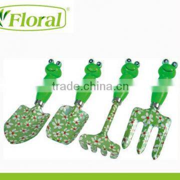 floral children garden tools