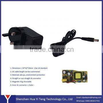 Power Adapter 12v 1a for cctv camera vedio game player ac dc Adapter