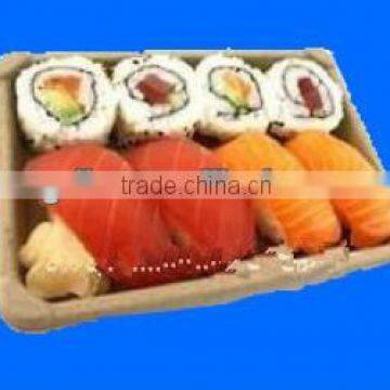 Eco-friendly 100% Biodegradable Sugarcane Sushi Tray