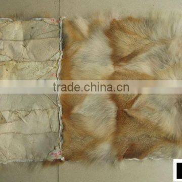 High Quality Dyed 100% Genuine Scrap Fox Fur Plates photo-4