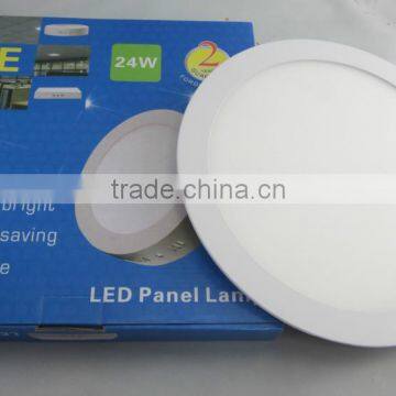 24W and round Recessed LED panel light