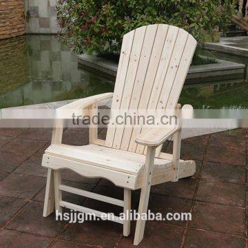 outdoor wooden beach sun chair