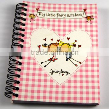 notebook diary stationary cute design hardcover notebook cover