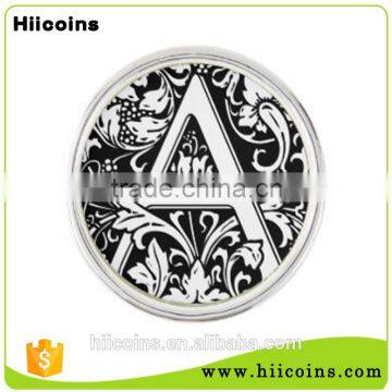 No MOQ custom custom metal badges and custom military badge Manufacture of alphabet letter badges imvu