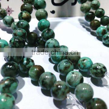 Precious Stone African Turquoise Round Beads 4-12mm Natural Gemstone Loose Beads for Necklace Making photo-5