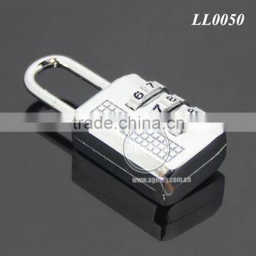 New Travel 3 Digit Code Safe Combination Zinc Alloy Metal Padlock Suitcase Travel Luggage Password Digital Lock