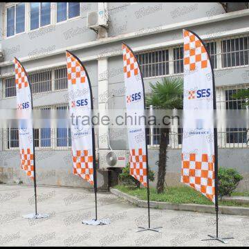 Custom Advertising Feather Beach Flag Banner