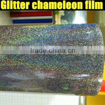 newest chameleon car vinyl film with pearl glitter 1.52*20m per roll