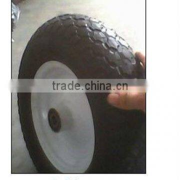 flat free rubber wheels