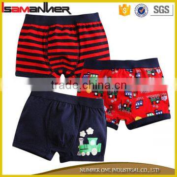 3pcs underwear set 100% cotton cute cartoon printed boxer panty boy