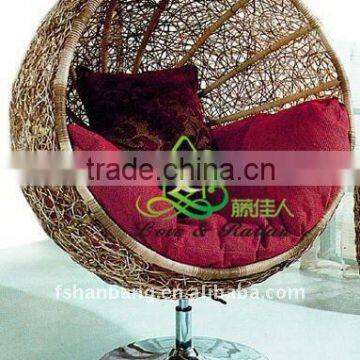 Wicker Rattan Swivel Chair