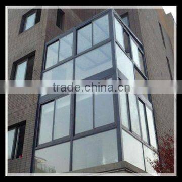 Clear tempered glass balcony Sun house