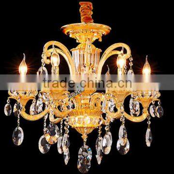 Fashion Design Wrought Iron Chandeliers Nordic Crystal Pendant Light CZ5008/6
