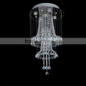 The latest design luxury crystal ceiling light GU10