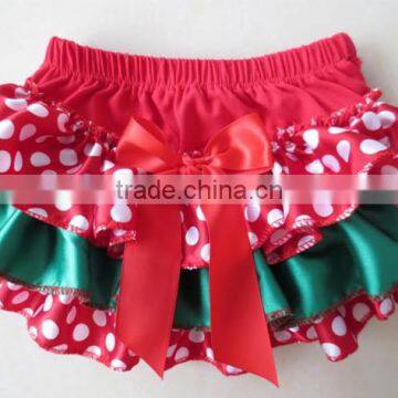 Christmas red polka dots infant toddler organic kids cotton diaper underwear kids underwear