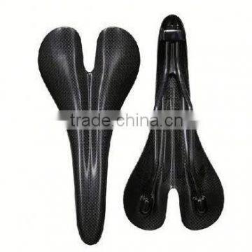 Weight light new product 2014 hot road bicycle or mountain bike carbon fiber saddle military saddle