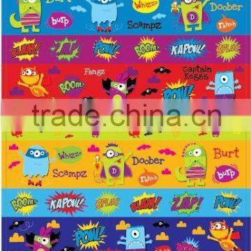 cartoon self adhesive book cover
