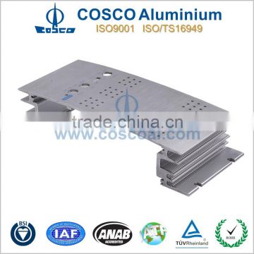 Silkprinted Silver Anodized Machining Aluminium Profile as car amplifier