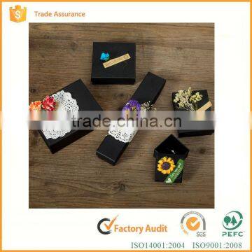 2016 luxury handmade paper jewelry custom jewelry box