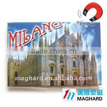 Tourist souvenirs MILANO Church of Duomo Fridge Iron Magnet