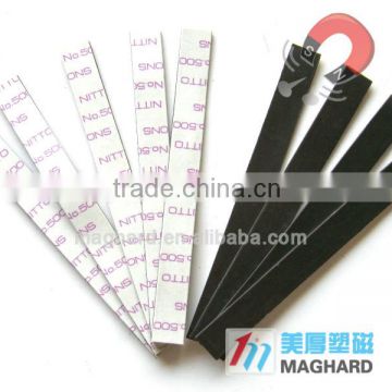 Customed Nitto adhesive rubber magnet sheets magnetic strip