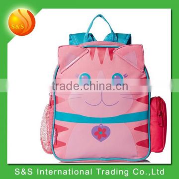 Promotion custom cute animal shape lightweight backpack for kids