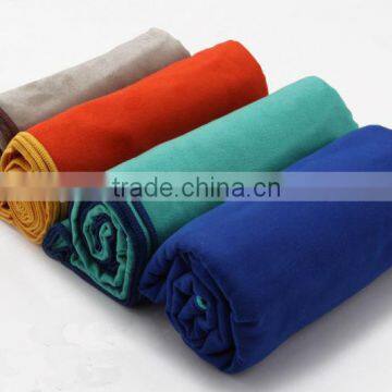 high quality soft microfiber fleece yoga towel wholesale