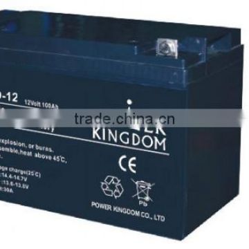 12V 100AH Deep Cycle Solar battery with best price