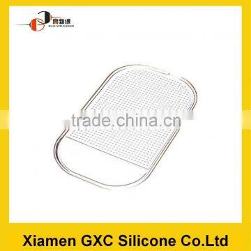 Clear Mobile Transparent silicone rubber anti-slip mesh mat