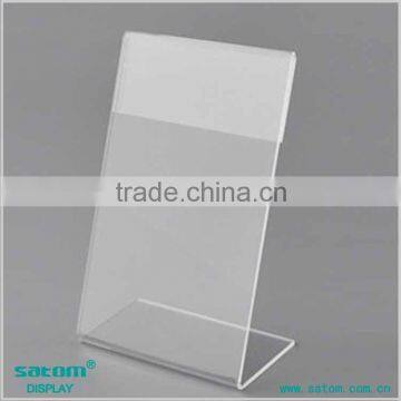 High Quality Cheap High Transparency Acrylic Plexiglass Plastic Sign Holders