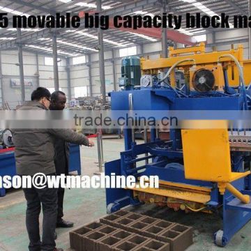 WT10-15 hot sale construction wall automatic machine introduction price concrete block machine