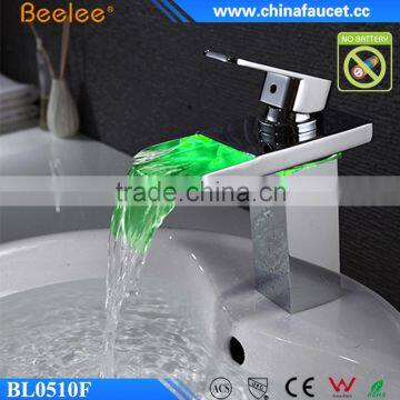 Beelee LED Faucet, Bathroom Waterfall Basin Mixer Tap photo-2