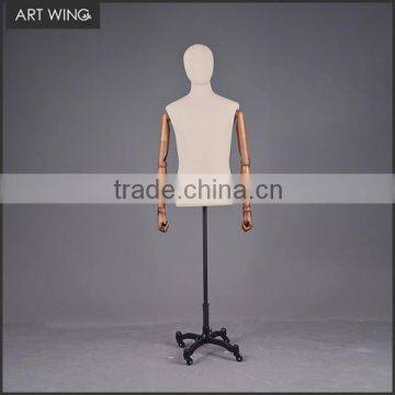 Display Lifelike Half Body Adjustable Male Dummies Mannequin photo-2