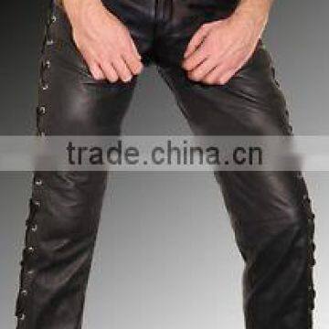 Men Leather Jogger pant Leather sweat pant