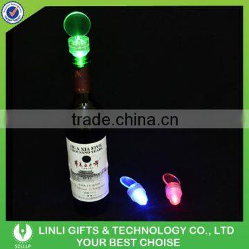 Cheap Transparent Plastic Colorful Illuminated Led Wine Cork For Bar