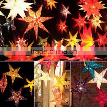 Beautiful Hanging Decoration Star Paper Christmas Lantern