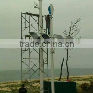 Hot Sale 200w 12v/24v Vertical Axis Wind Turbine for Home Use photo-3