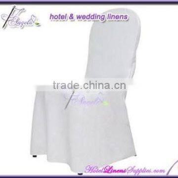 White Basic Poly Chair Covers, Cheap Banquet Chair Covers for Sale
