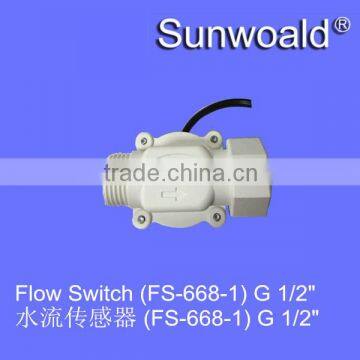 DN15 1/2" rate 0.7~30L/min FDA plastic water pump magnetic flow switch for detect if not water prevent machine burn