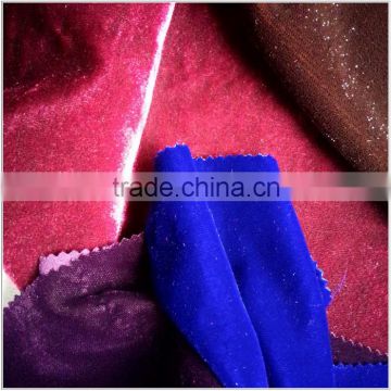 Polyester Spandex Velvet Fabric