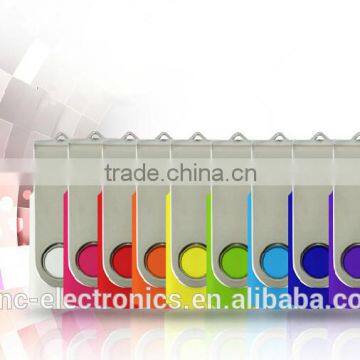 Low price cheapest custom logo printing colorful 4GB, 8GB, 16GB rotary style usb flash pendrive