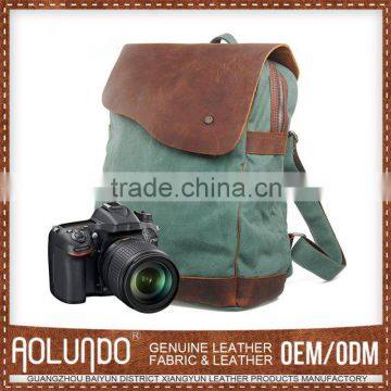 Hot Sell Good Quality Custom Made Waterproof Canvas Camera Backpack Bag photo-2