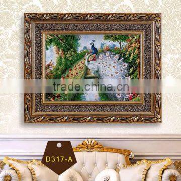 The paintings of peacock machine emboridery for sale with best price