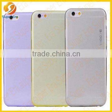 colored Ultra thin soft TPU cases for iPhone 6-----SUPER ERA
