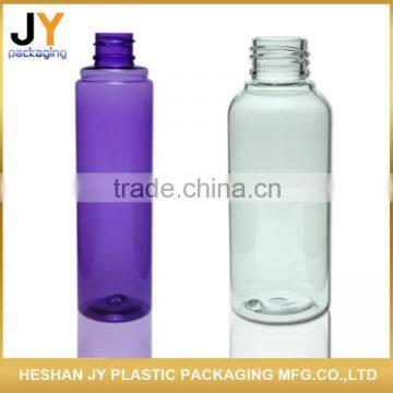 100ml PET material round bottle plastic empty body lotion bottle plastic shower gel bottle